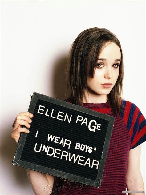 Ellen Page Queer Fashion Ellen Page Super Juno Coming Out The L