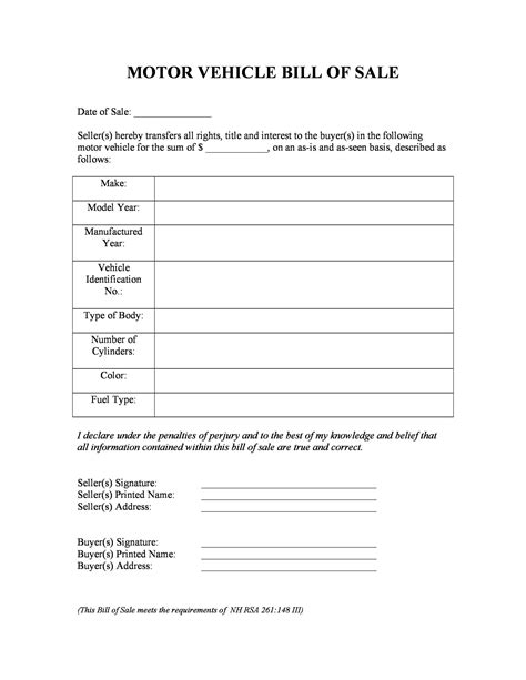 Free Motorcycle Bill Of Sale Form Pdf Word Eforms Free Motorcycle