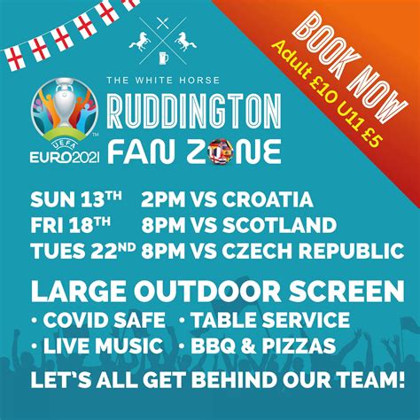 Supporters booed england players as they took the. Euro 2020 Fan Zone at The White Horse Ruddington! - tickets available now | West Bridgford Wire