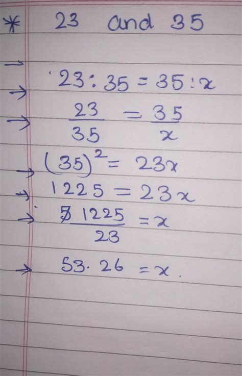 Find The Third Proportional To 25 And 35
