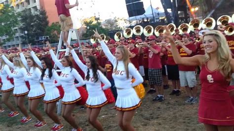 Usc Marching Band Go Trojans Fight On Intro 2012 Youtube