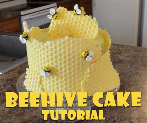 Honeycomb Cake Tutorial Beehive Cake Tutorial How To Make Honeycomb