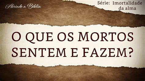 Bíblia Fala Sobre A Morte