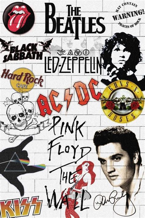 Best Of Rock N Roll Music Rock Band Logos Rock Band Posters