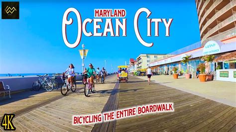 Ocean City Maryland Boardwalk A Morning Biking Adventure Of The