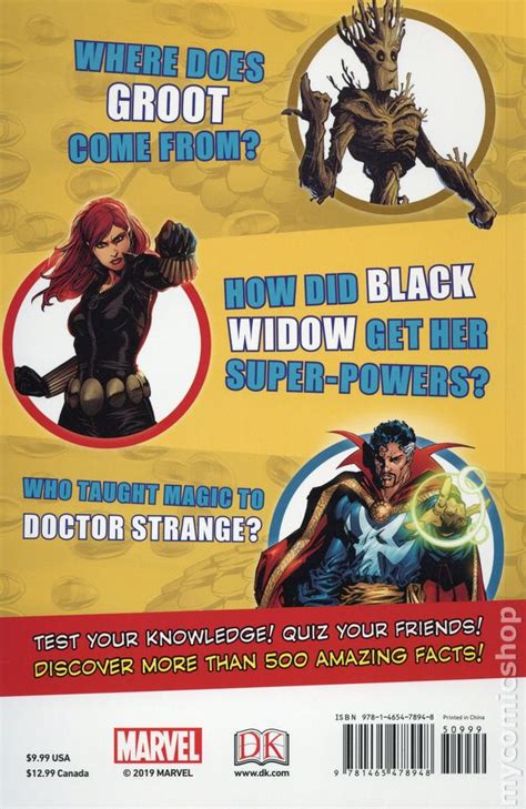 Marvel Ultimate Quiz Book Sc 2019 Dk Comic Books