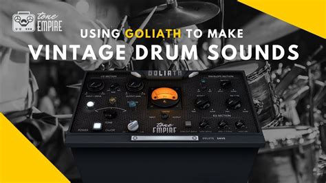 Creating Vintage Drum Sounds With Goliath Vst Au Aax Plugin Youtube