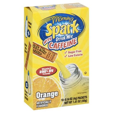 Orange Sugar Free Morning Spark Drink Mix 3 10ct Boxes 30 Total