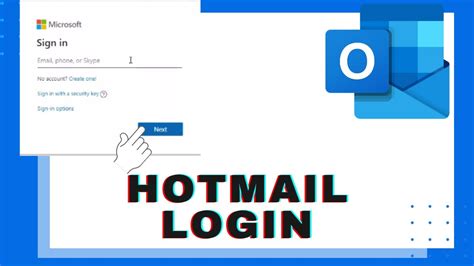 كيفية Hotmail تسجيل الدخول Sign In