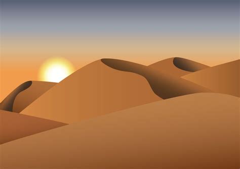 Desert Illustration By 2bee Vector Art Illustration Inspiration