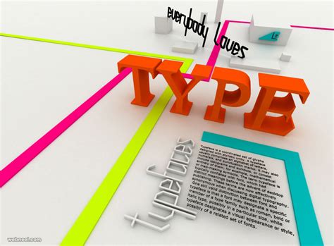 60 Creative 3d Typography Design Ideas For Your Inspiration