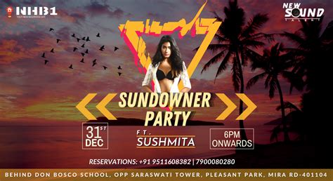 Sundowner Party With Sushmita