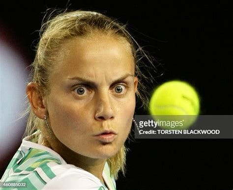 jelena dokic of australia watches the ball as she plays a return news photo getty images
