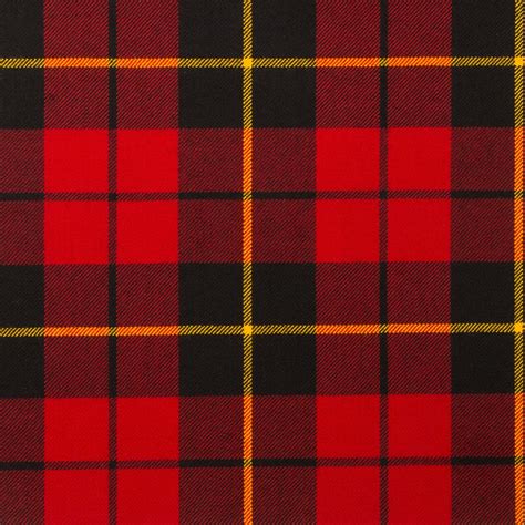 Wallace Modern Light Weight Tartan Fabric Lochcarron Of Scotland