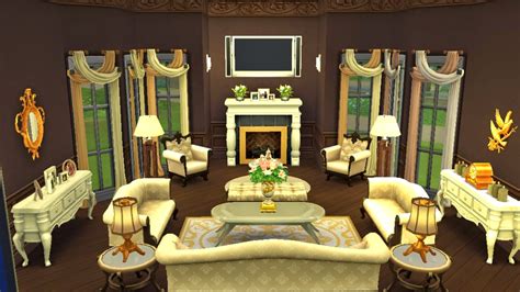 Sims 4 Room Download Elegant Living Room Sanjana Sims Studio