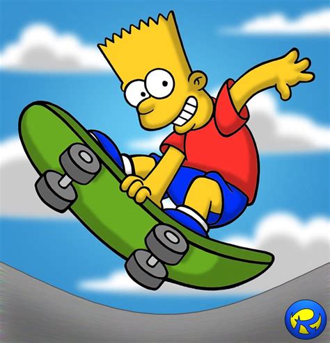 Skate Bart By Rogferraz Bart Bart Simpson Simpson