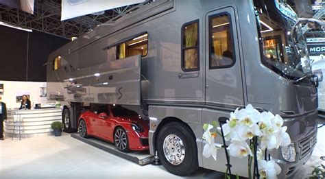 16 Million Luxury Motorhome Will Carry You And Your Sports Car In