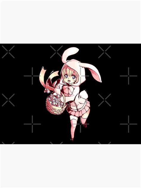Easter Bunny Anime Girl With Eggs Poster For Sale By Roshansingh12
