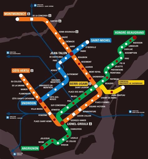 Carte Metro Montreal Stm | Subway Application