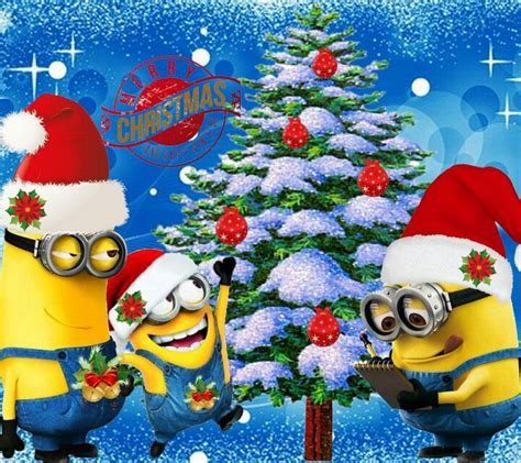 Merry Christmas From The Minions Minion Christmas Christmas Art Minions