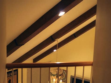 Faux Vaulted Ceiling Beams How To Faux Wood Beam On A Vaulted