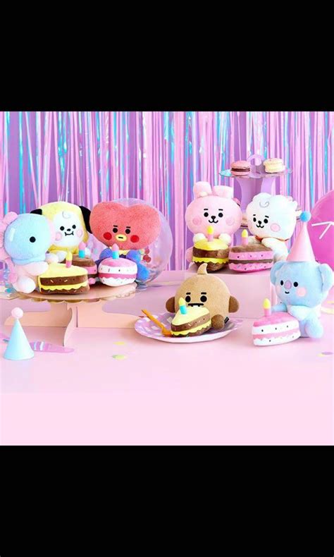 Bt21 Baby Lighting Cake Dolls X 2021 Line Friends Official Goods