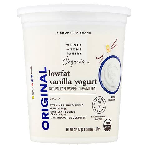 Wholesome Pantry Organic Original Lowfat Vanilla Yogurt