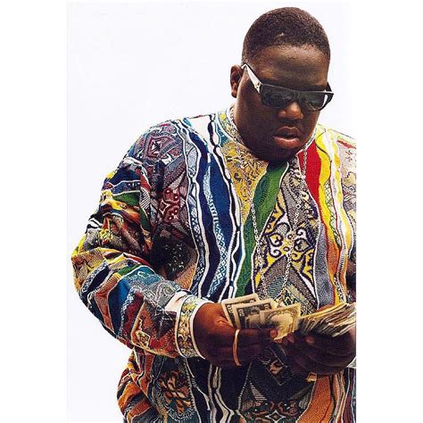 notorious b i g biggie smalls cashmere sweater poster 24 x 36 biggie smalls biggie smalls