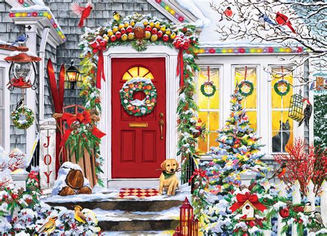 Winter Welcome 1000 Pieces Vermont Christmas Company Puzzle Warehouse