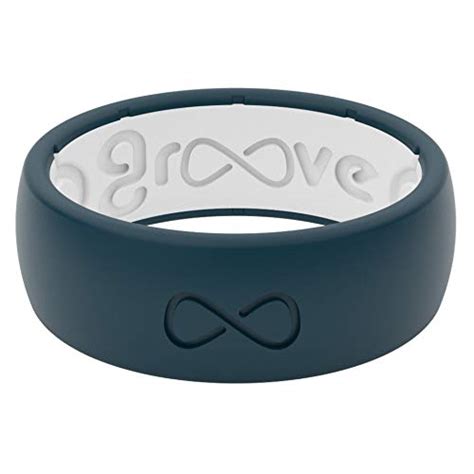 Groove Life Silicone Wedding Ring For Men Breathable Rubber Rings For