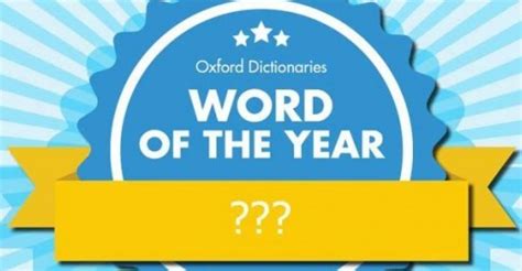 Oxford Dictionaries Word Of The Year Revealed Newstalk