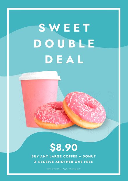 Sweet Double Deal Offer Template Easil