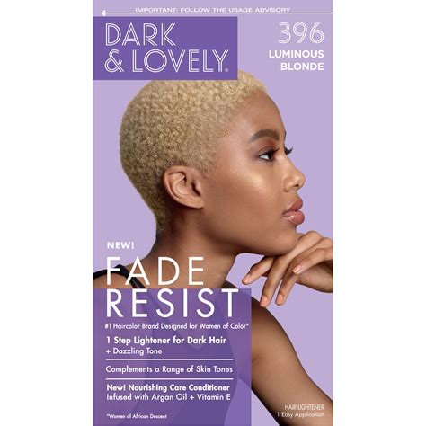Softsheen Carson Dark And Lovely Fade Resist Hair Color 396 Luminous Blonde