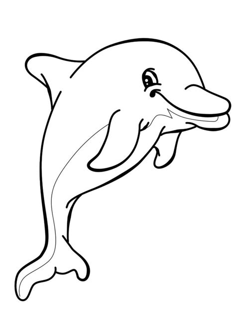 Dibujo De Delfines Para Imprimir Y Colorear 1 De 12