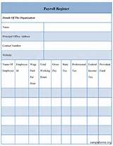 Images of Employee Payroll Register