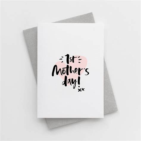 Maybe you would like to learn more about one of these? 'first Mother's Day' Mother's Day Card By Too Wordy | notonthehighstreet.com