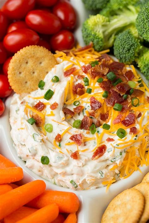 Bacon Cheddar Ranch Dip Make Ahead Super Bowl Recipes For Game Day