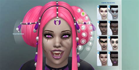 Sims 4 Create A Sim Vampire Paintlod