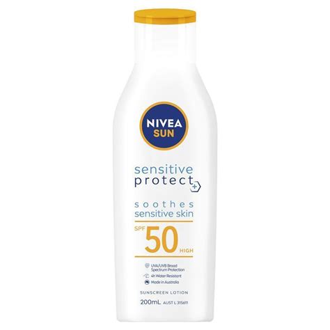 Buy Nivea Sun Sensitive Protect Spf50 Sunscreen Lotion 200ml Online At
