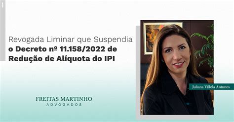 Revogada Liminar Que Suspendia O Decreto N De Redu O De