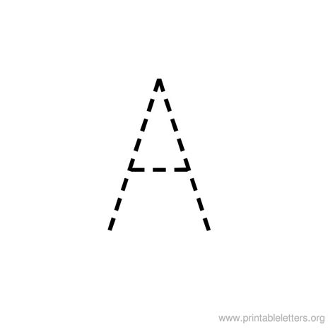 Free tracing sheets of the english alphabet for print and use. Printable Letters A | Letter A for Kids