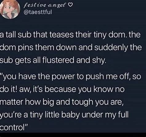 A Tall Sub That Teases Their Tiny Dom The Dom Pins Them Down And