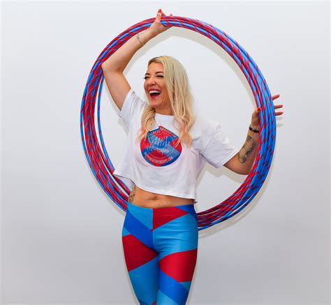 Sophie Guinness World Record Most Hula Hoops Spun Simultaneously By A