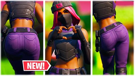 Fortnite Green Thicc Clash Skin Showcased In Replay Mode