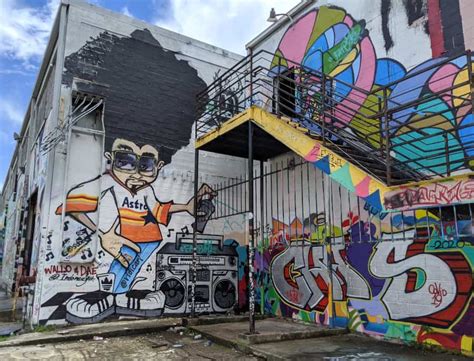 Houston Graffiti Building Street Art Central