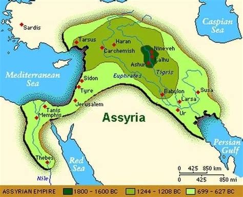 Physical Map Of Ancient Mesopotamia