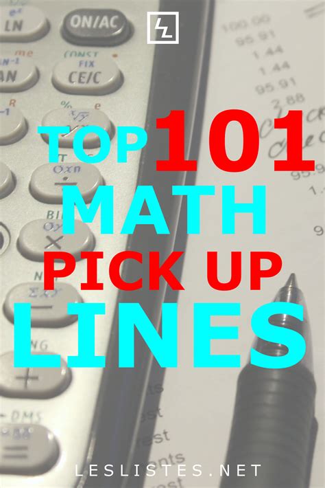 Top 101 Math Pick Up Lines That Will Make You Lol Artofit
