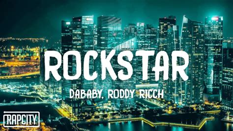 Terri x spotless x ceeza milli x wizkid (official video). Dababy Rockstar Ft Roddy Ricch Lyrics Youtube