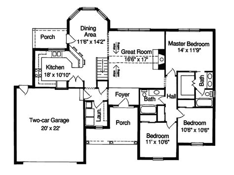 Small house plans have to be ready for anything. Charmaine One-Level Home Plan 065D-0010 | House Plans and More