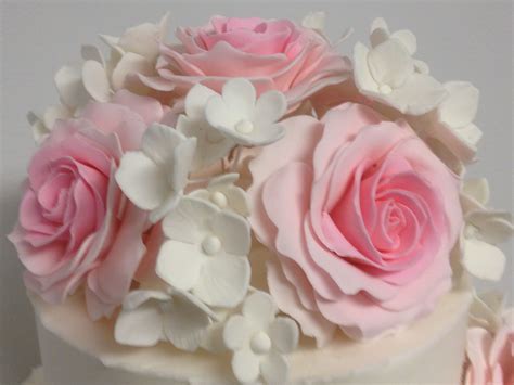 Sugar Flowers Bouquet Cake Topper Flowers Cake Topper Pink Roses